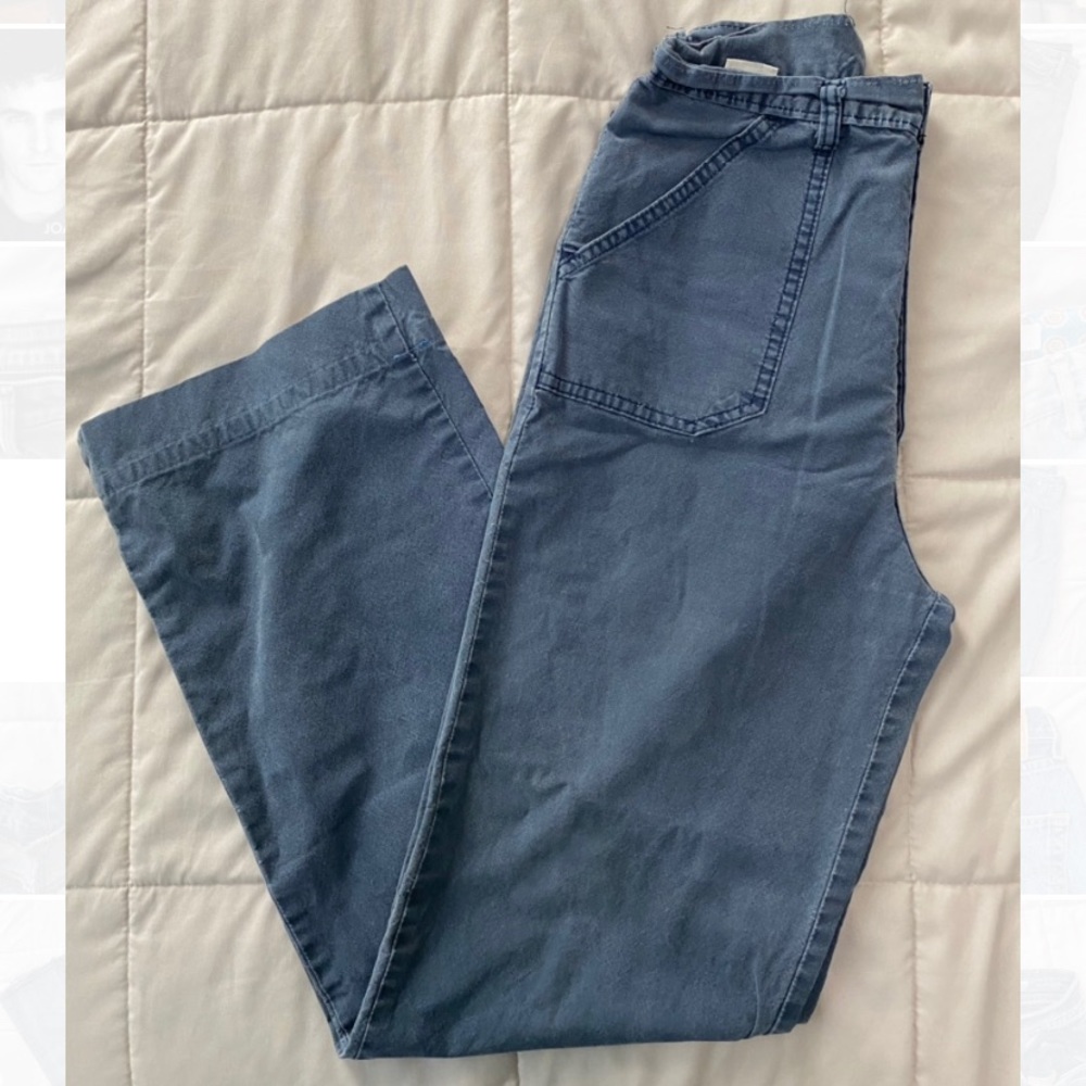 Blue cute flare jeans